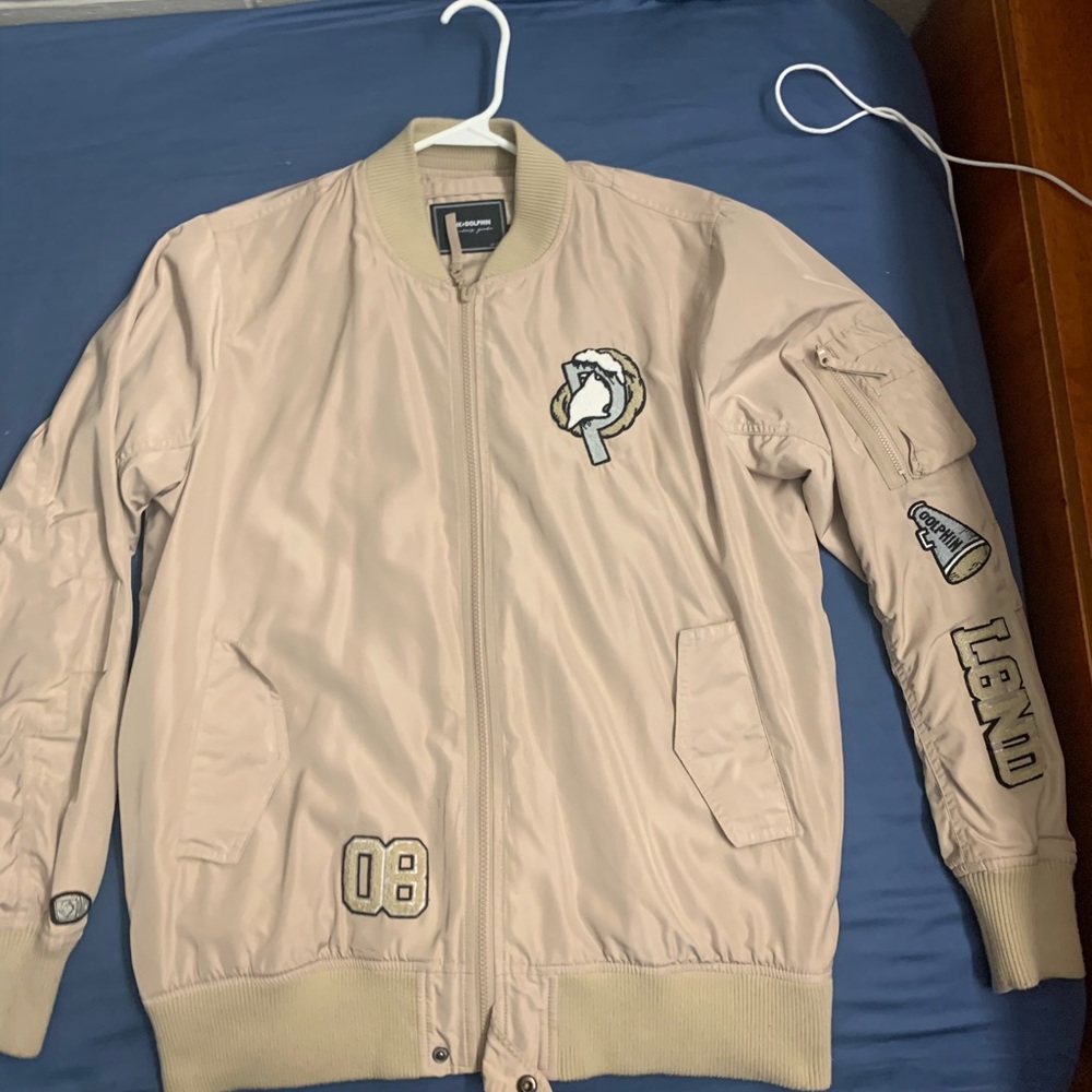 Medium size Pink Dolphin bomber jacket